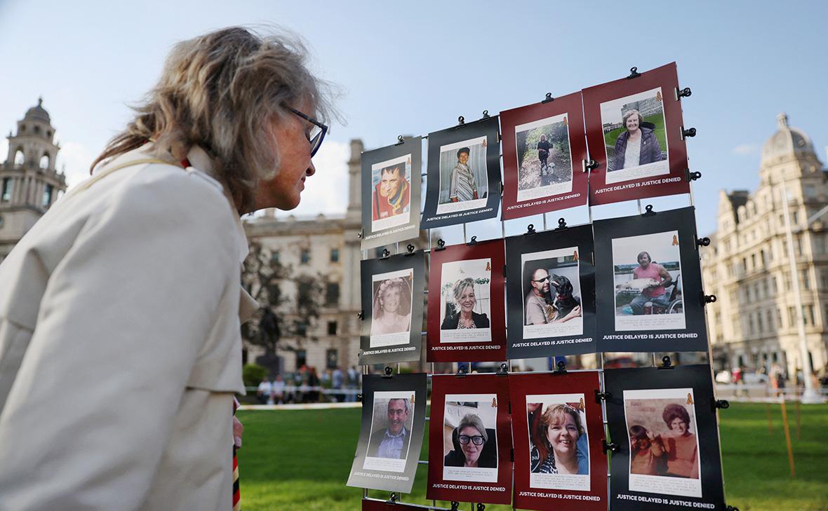 Фотографии жертв скандала с заражённой кровью в Лондоне, Великобритания