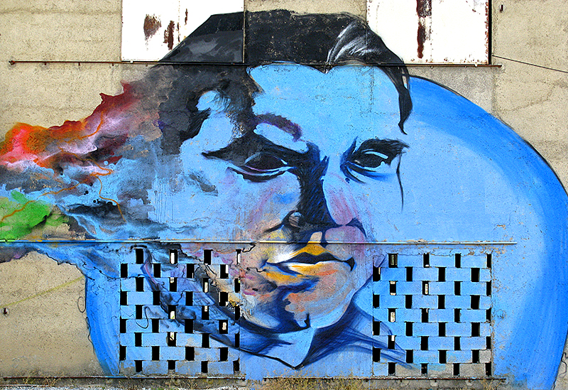 Граффити в Андалусии, изображающее&nbsp;Федерико Гарсию&nbsp;Лорку
