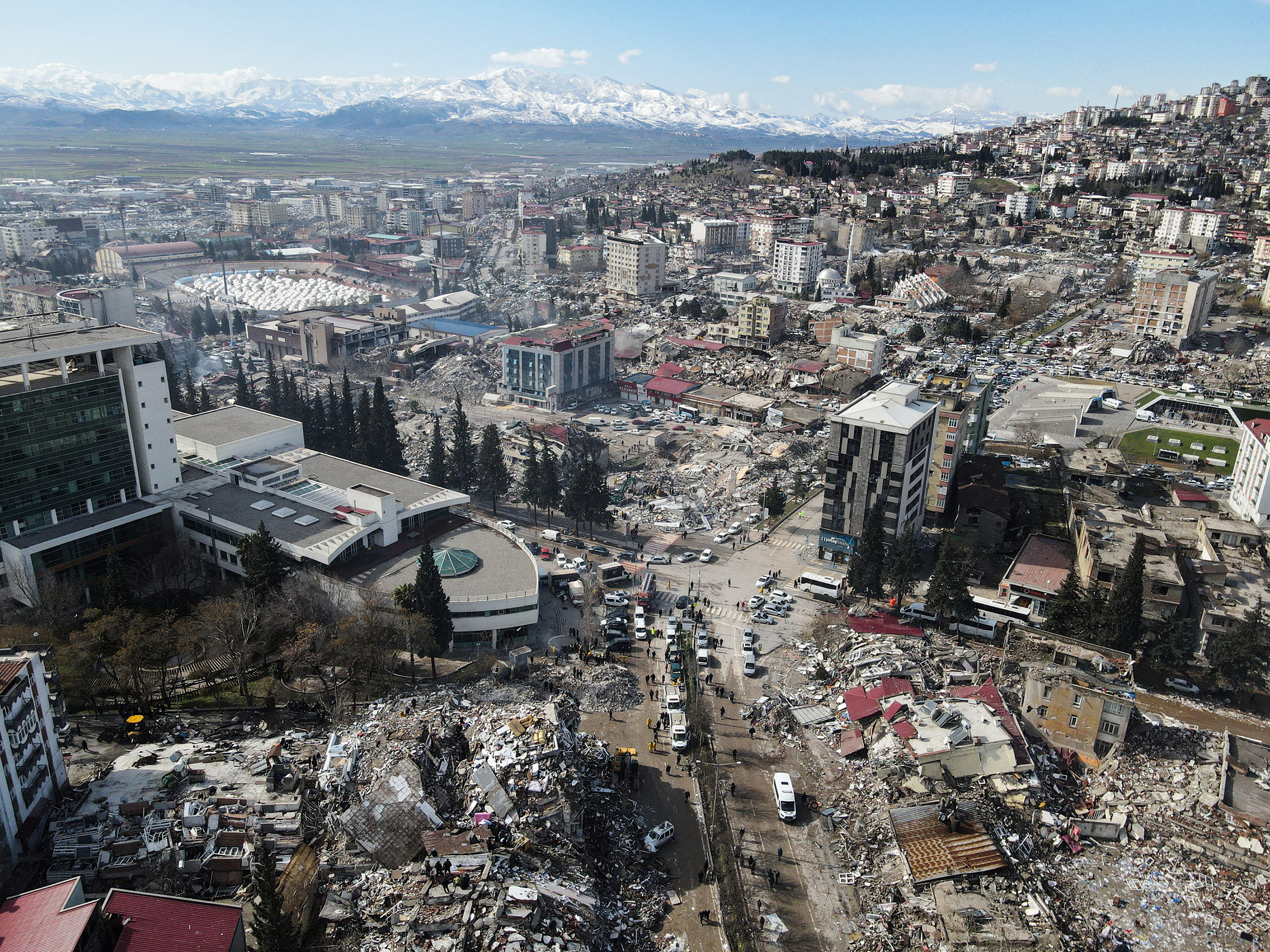 Последствия землетрясения в турецком городе&nbsp;Кахраманмараш