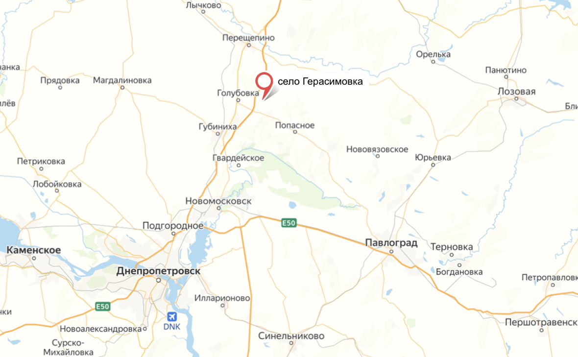 Ruske sile prevzele nadzor nad vasjo Gerasimovka v regiji Dnipropetrovsk