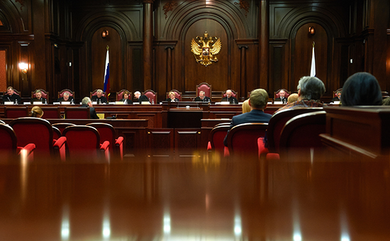 Зал заседаний Конституционного суда