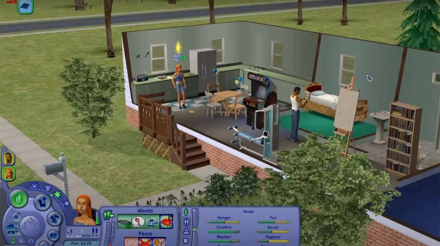 Скриншот из игры The Sims 2