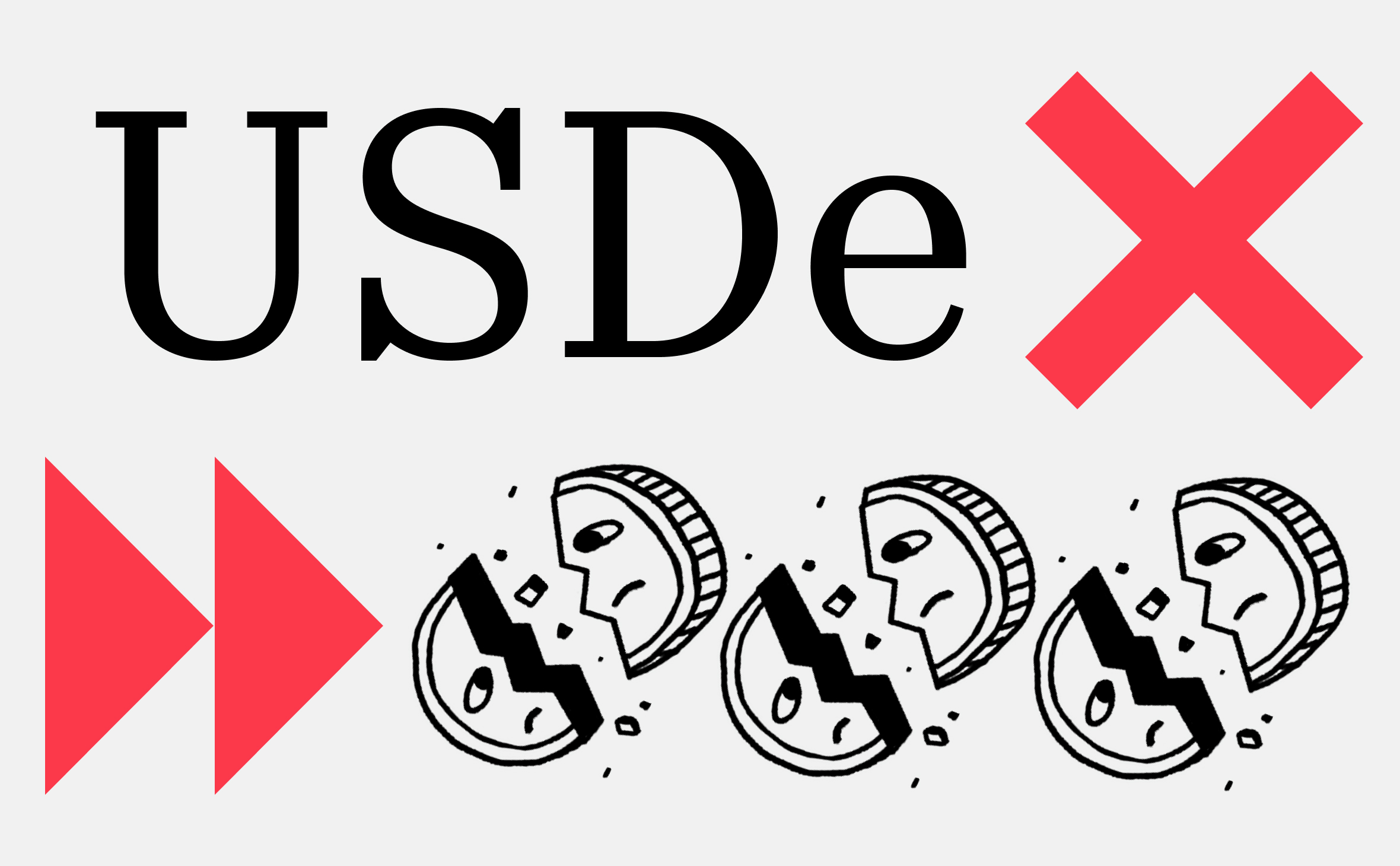 Стейблкоин USDe от Ethena рухнул вдвое после обвала крипторынка в октябре