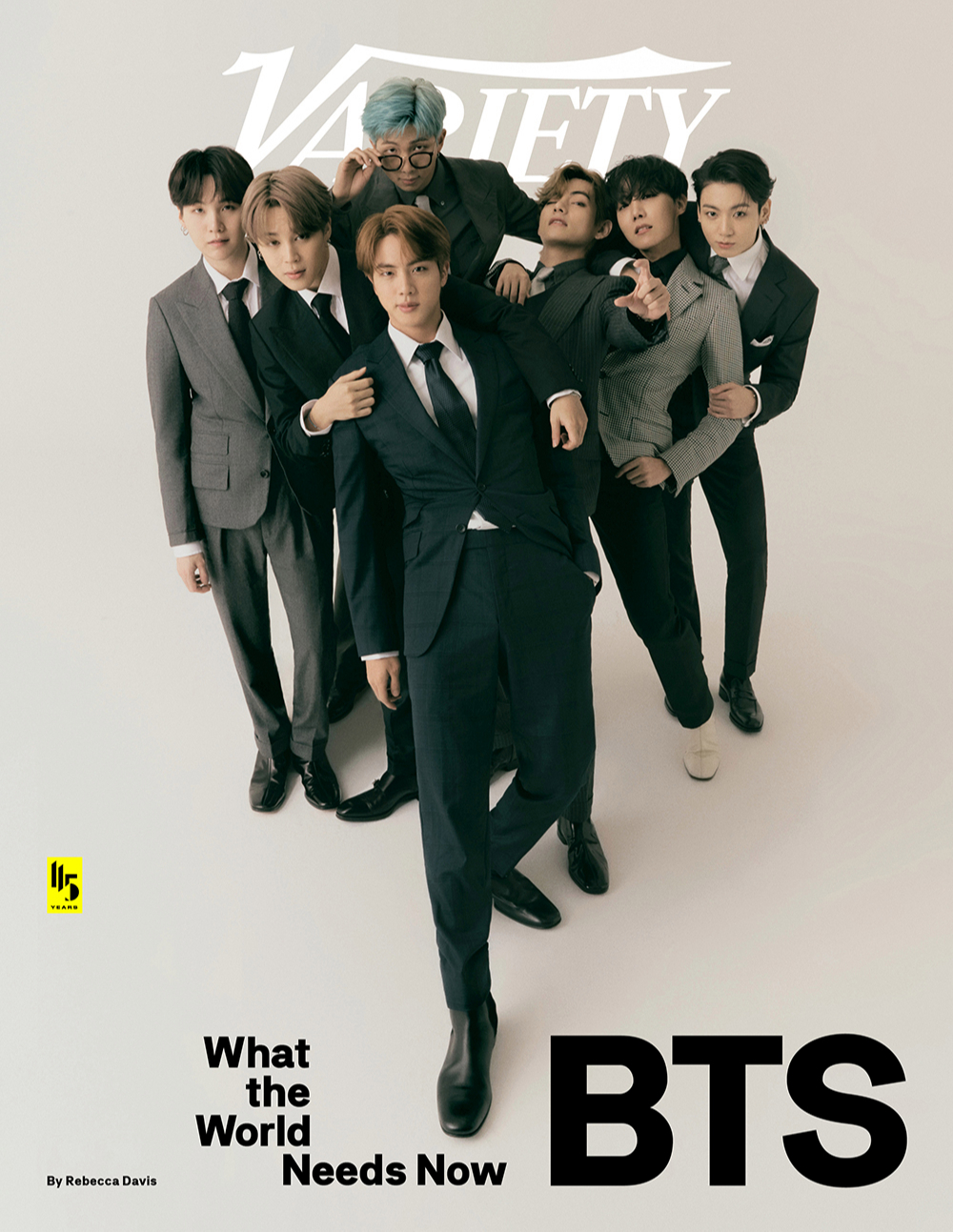 Группа BTS на обложке Variety, сентябрь 2020