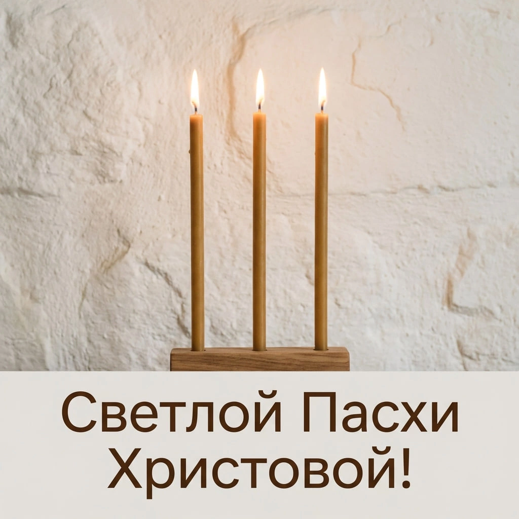 Открытки с Пасхой-2026 для родных и близких