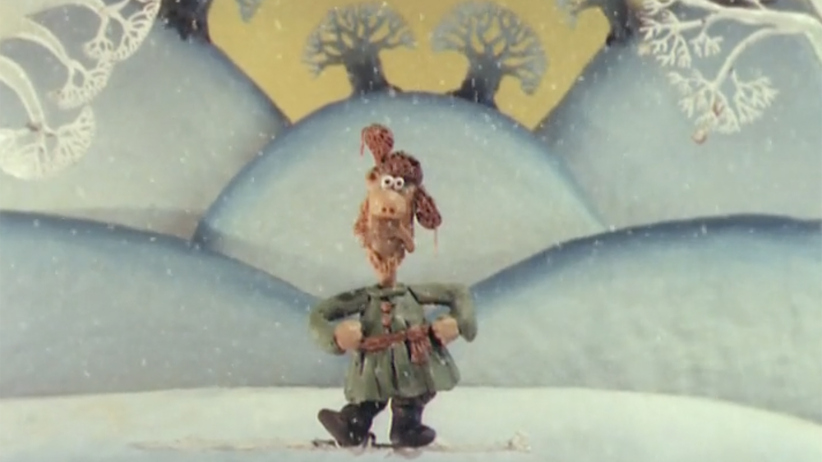 Кадр из мультфильма &laquo;Падал прошлогодний снег&raquo;