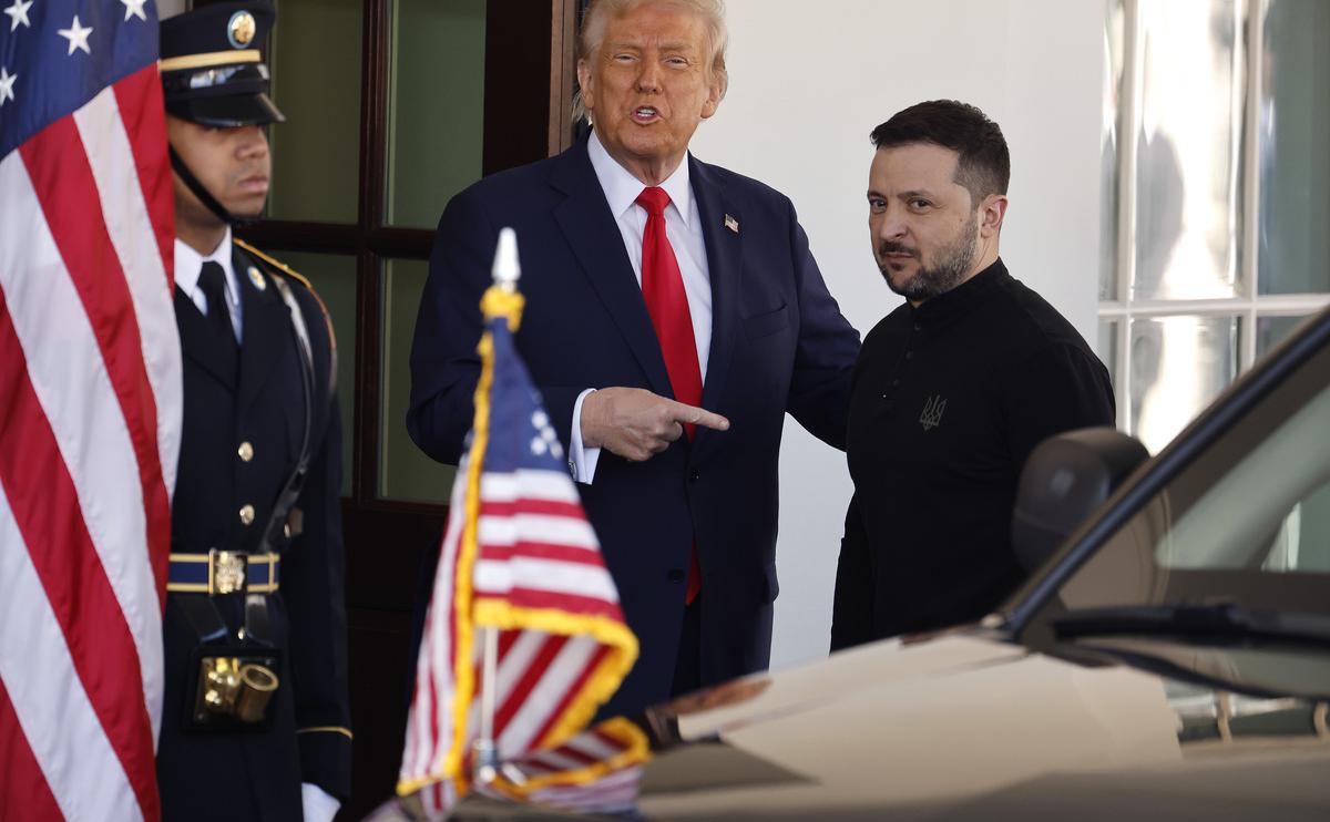 Дональд Трамп и Владимир Зеленский