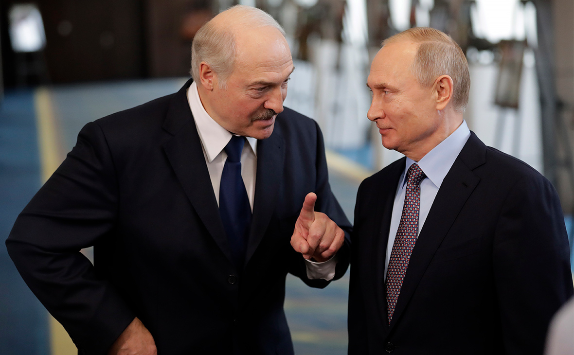 Владимир Путин и&nbsp; Александр Лукашенко