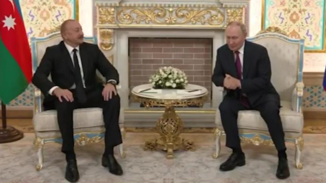 Путин начал встречу с Алиевым со слов о катастрофе самолета AZAL