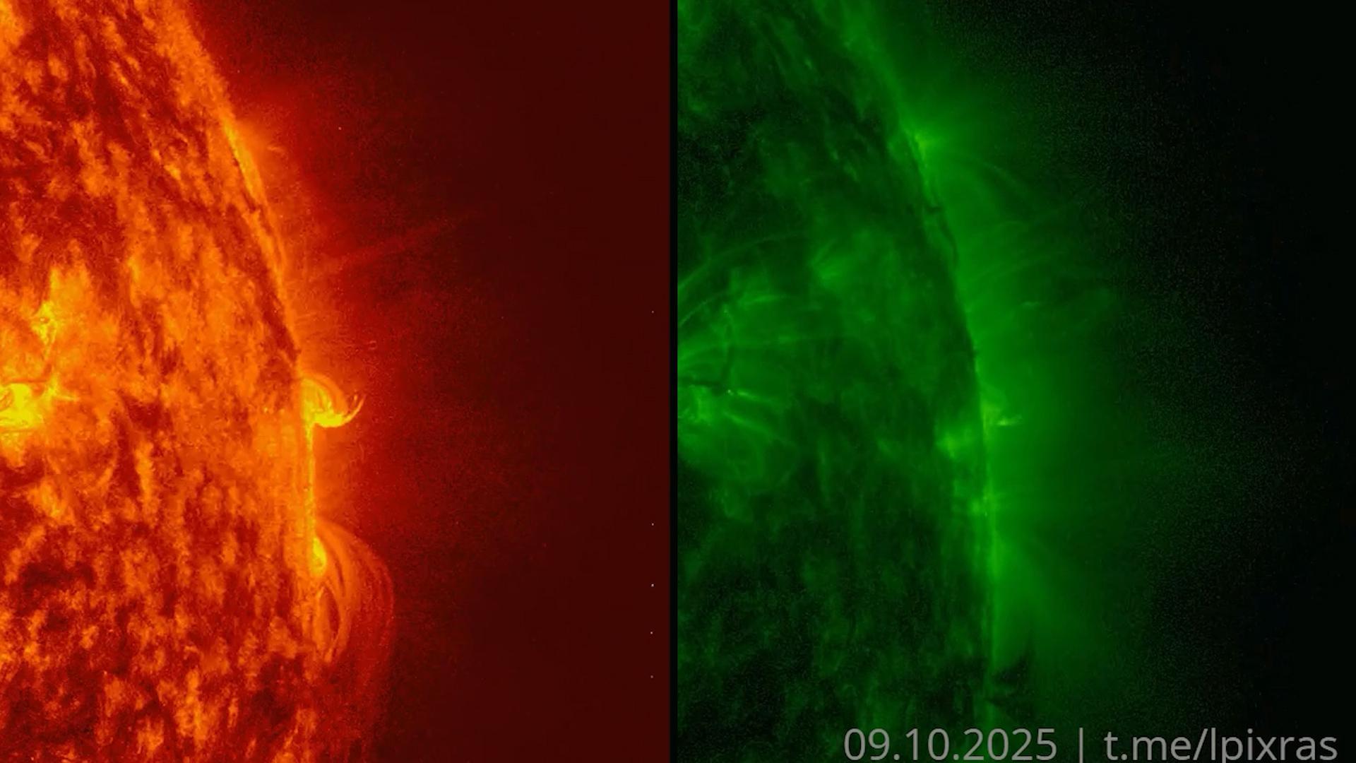 На Солнце зафиксировали мощнейшую с конца сентября вспышку