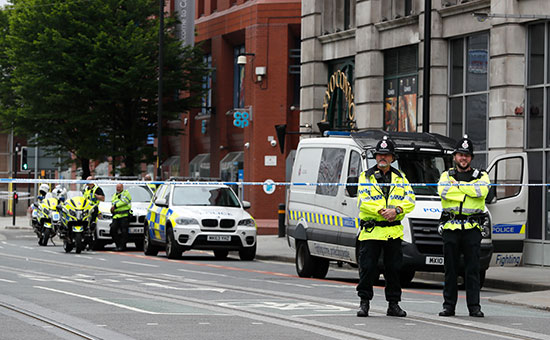 Полицейские в Манчестере,&nbsp;Великобритания


