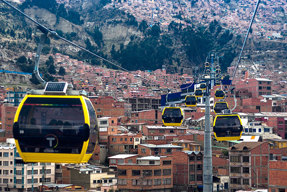 Канатное метро в Боливии