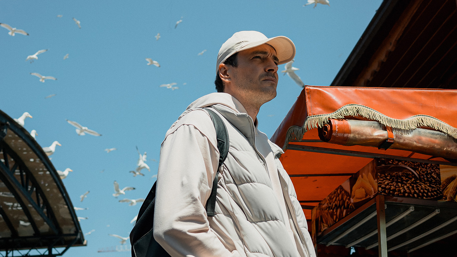 Фото со съемок сериала «Заложник»