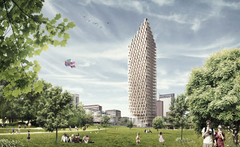 В Швеции построят деревянный небоскреб