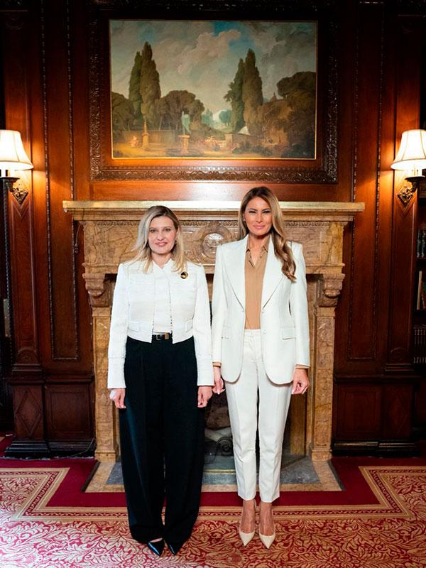 Елена Зеленская и Мелания Трамп, 25 сентября 2025 года