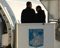 Самолет С.Берлускони совершил вынужденную посадку в Милане