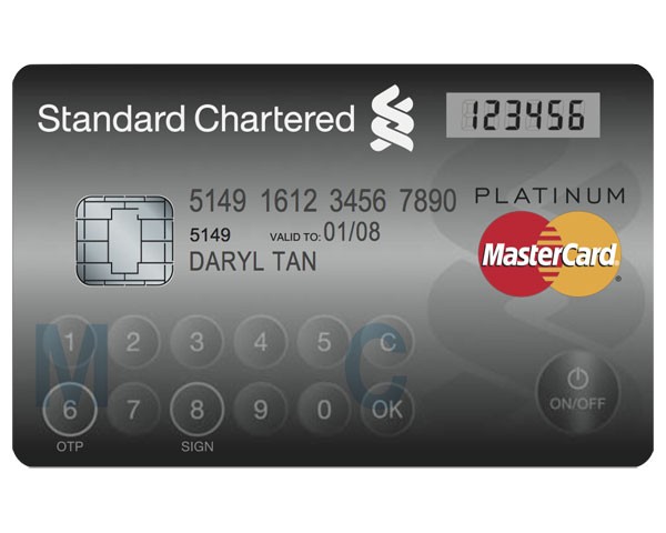 MasterCard представила карту с встроенной сенсорной клавиатурой