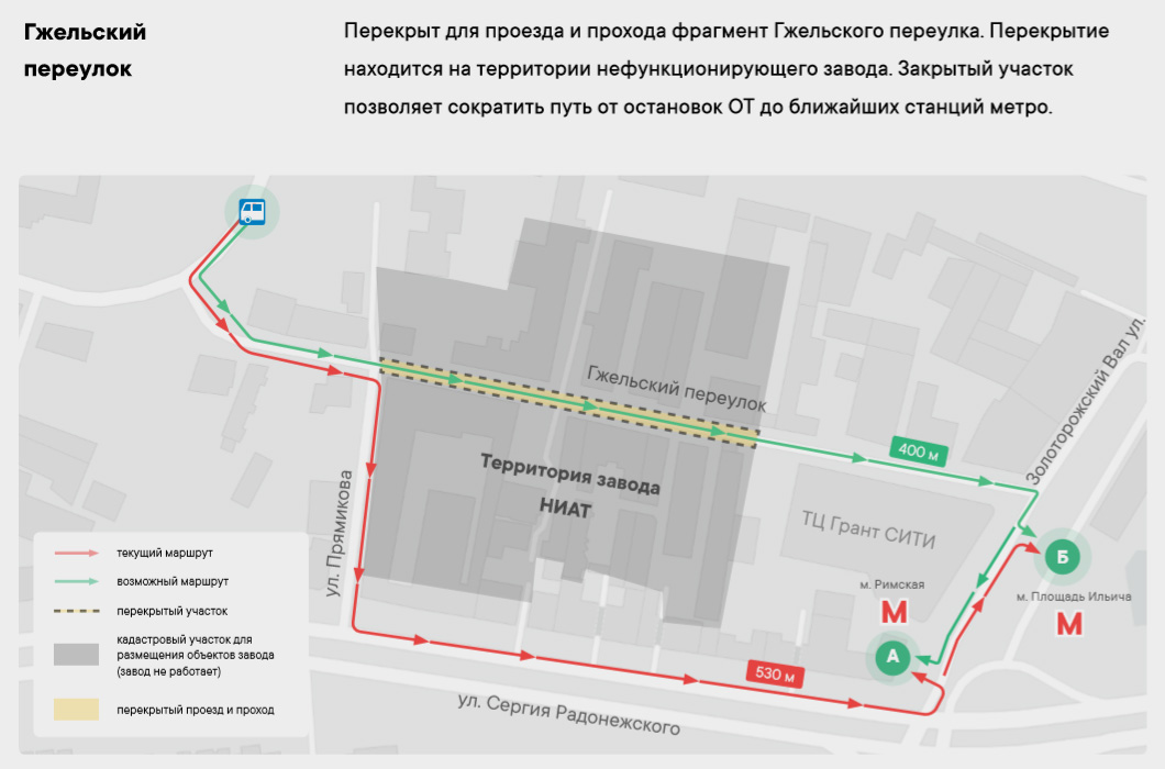 Водителей пустят под шлагбаумы: в Москве нашли закрытые улицы
