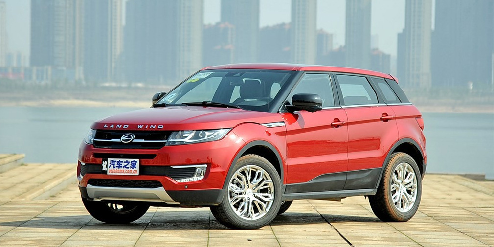 Land Rover добился запрета продаж китайской копии Evoque