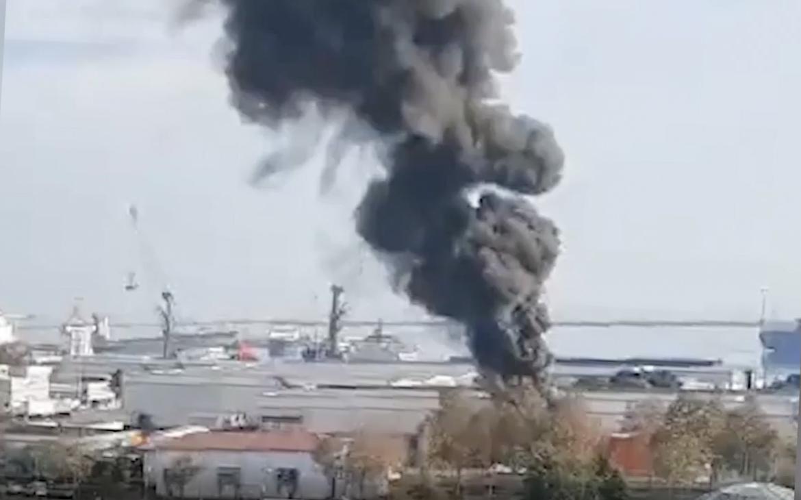 В турецком порту Самсун прогремел взрыв