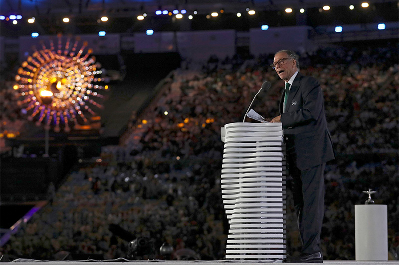 Выступление&nbsp;президента Национального олимпийского комитета Бразилии &nbsp;Карлоса Артура Нузмана
