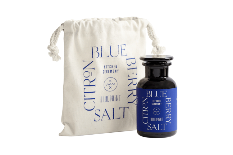 Десертная соль Blueberry Citron Salt, The Blueprint &times; Kitchen Ceremony, 3200 руб. (kitchenceremony.com)