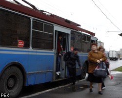 В центре Москвы обстрелян троллейбус