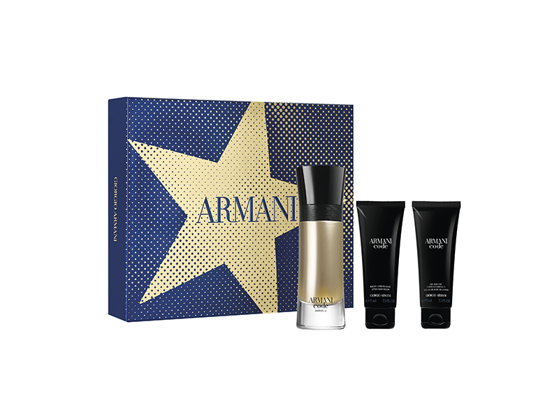 Мужской набор Armani Code Homme: туалетная вода, парфюмированный&nbsp;гель для душа и бальзам после бритья, Giorgio Armani