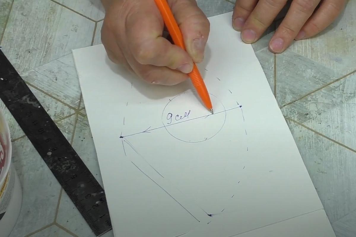 Как сделать простой новогодний домик