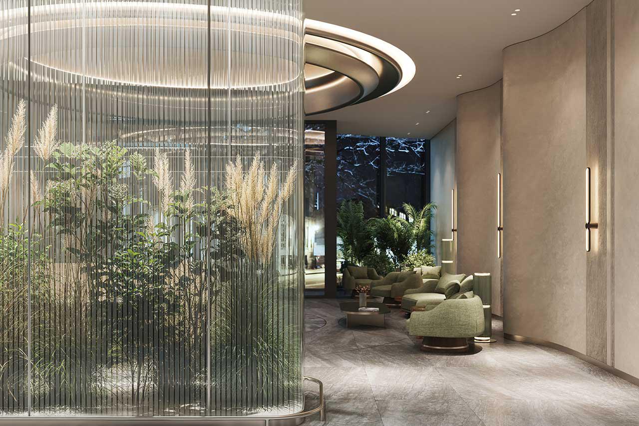 Гранд-лобби премиум-квартала &laquo;Дом 56&raquo;