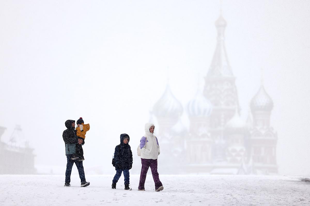 Снегопад в Москве, 27 апреля 2026 года