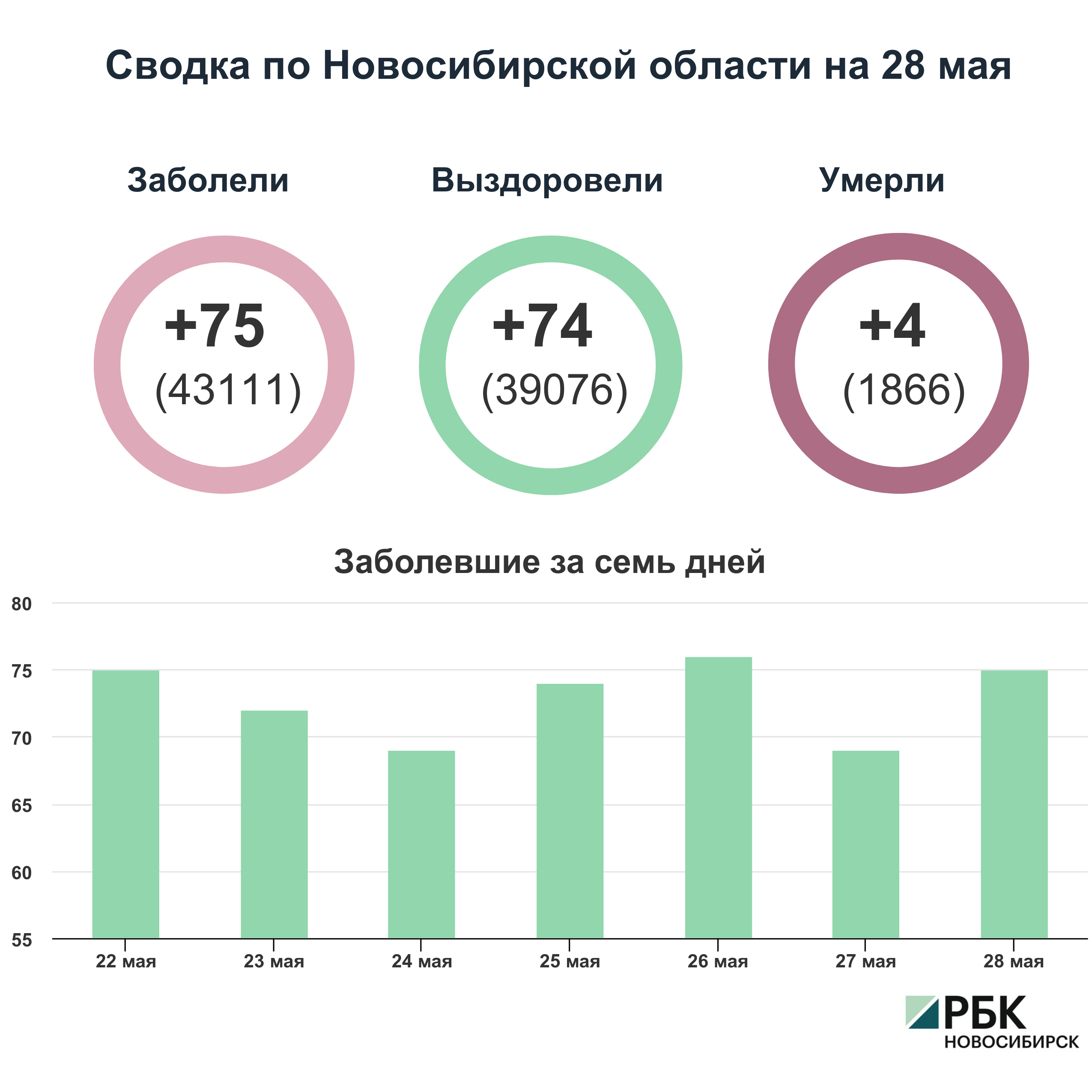 Коронавирус в Новосибирске: сводка на 28 мая