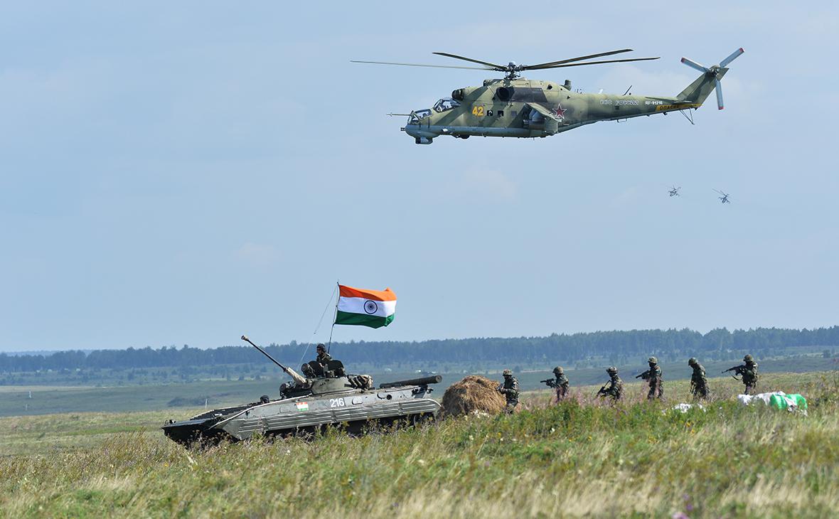 Россия в этом году проведет военные учения с Индией, Пакистаном и Алжиром