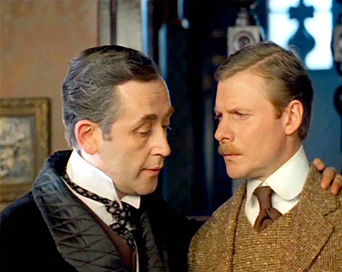 <p>Кадр из цикла телефильмов &laquo;Приключения Шерлока Холмса и доктора Ватсона&raquo;</p>