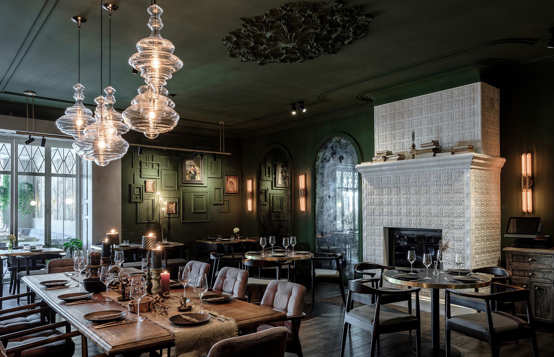 Интерьер ресторана «Гроза»