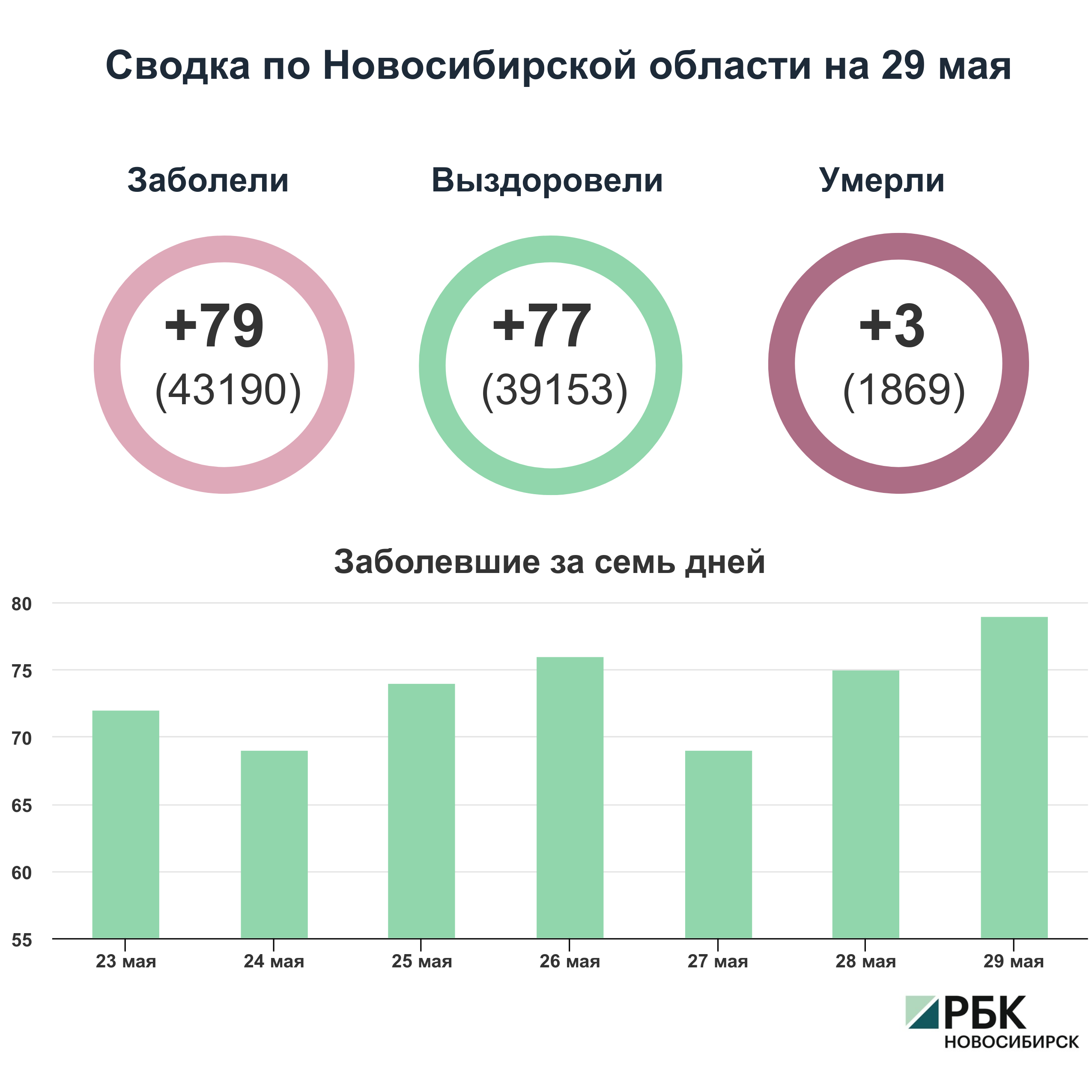 Коронавирус в Новосибирске: сводка на 29 мая