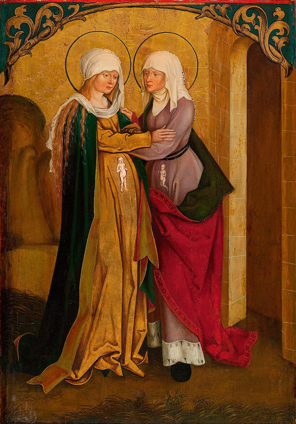 <p>Якоб Стрюб, &laquo;Встреча Марии и Елизаветы&raquo; (около 1505)</p>