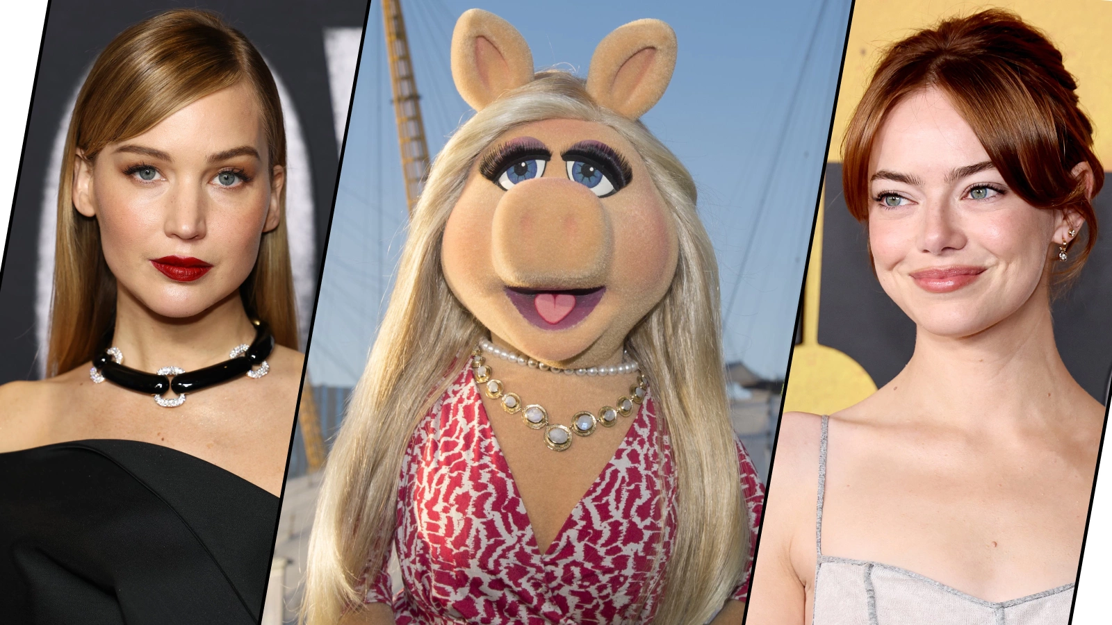 Дженнифер Лоуренс, Мисс Пигги, Эмма Стоун