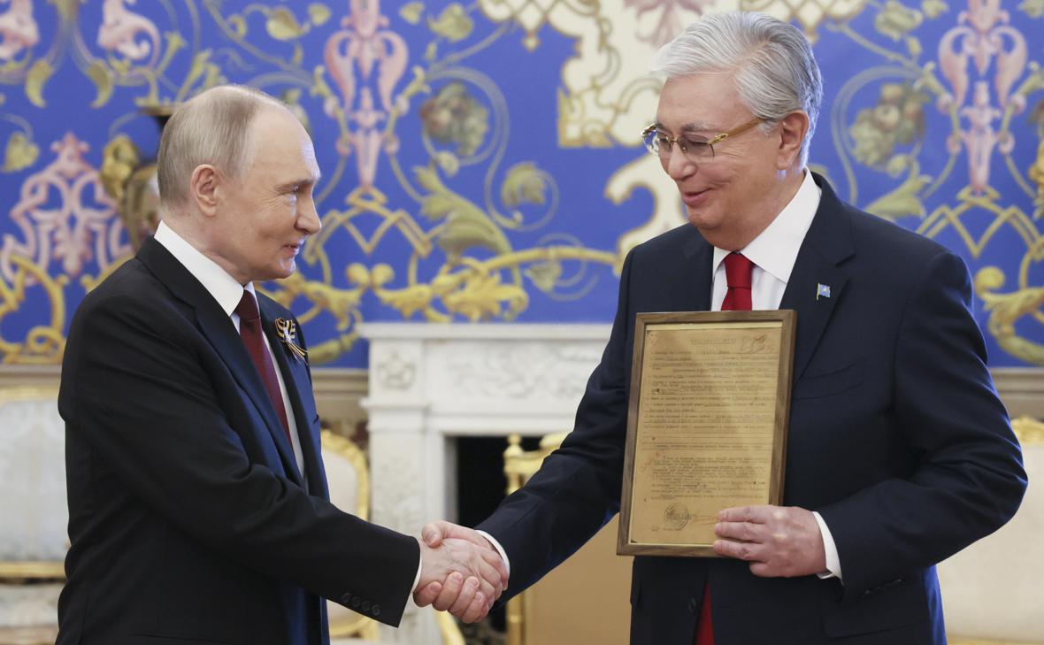 Владимир Путин и&nbsp;Касым-Жомарт Токаев