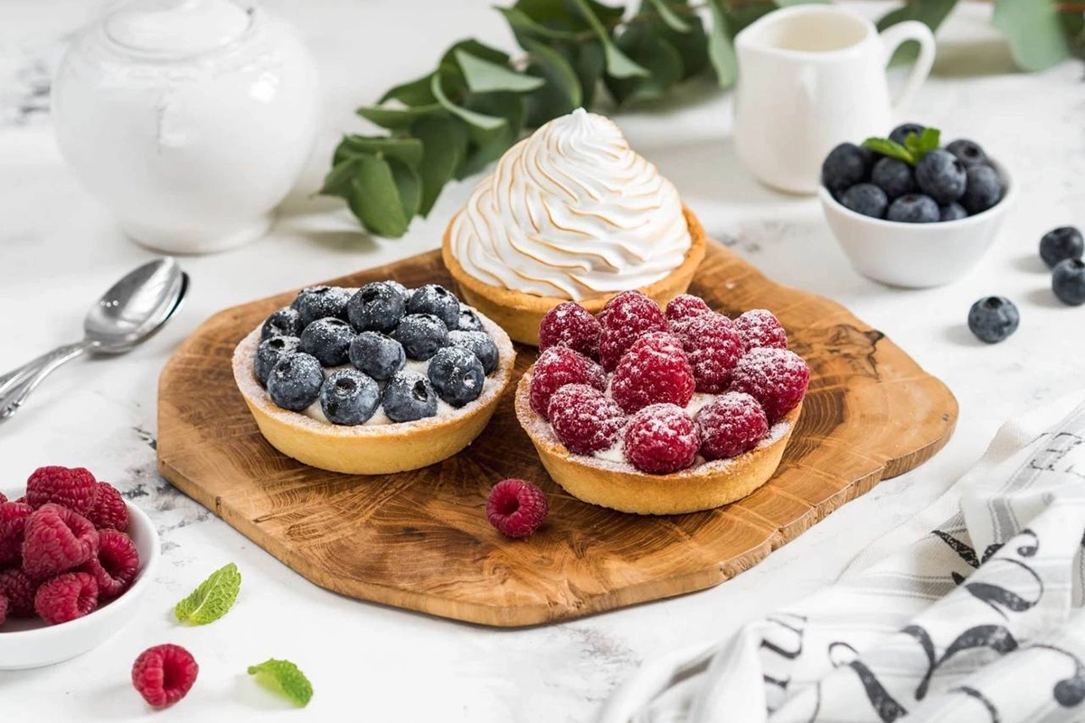 Тарталетки с ягодами