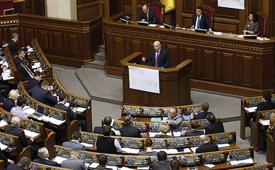 Заседание Верховная рады Украины