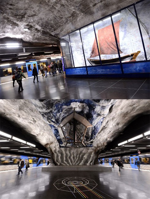 2. Арт-подземелья Стокгольма и Москвы