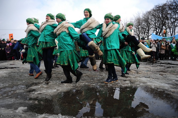 Празднование Дня святого Патрика в Москве