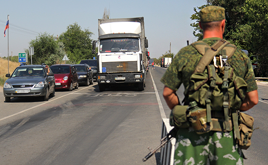 КПП на российско-украиской границе, август 2014 года


