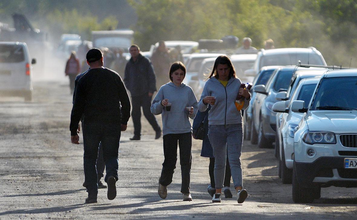 Гладков сообщил об очереди беженцев из Харьковской области на границе