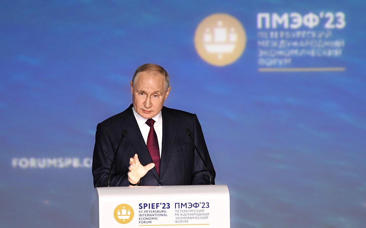 «Где родился — там и пригодился»: главные заявления Путина на ПМЭФ-2023