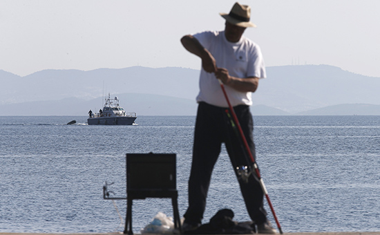 Рыбак в&nbsp;Эгейском море