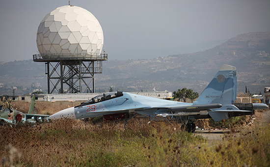 Российская авиационная группа, размещенная на&nbsp;аэродроме Хмеймим в&nbsp;Сирии