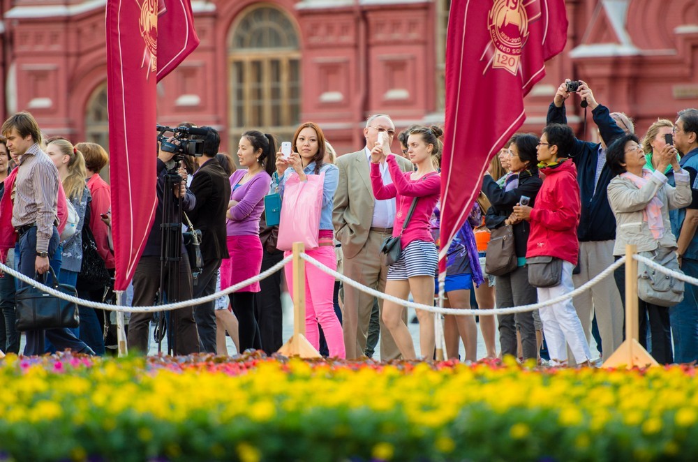 Закрытие Фестиваля цветов на Красной площади