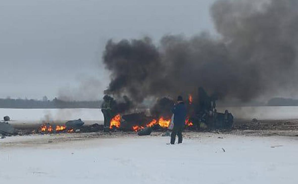 В Ленинградской области разбился вертолет Ми-28